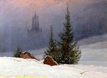A Winter Landscape with church