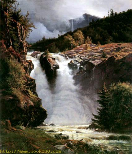 Norwegischer Wasserfall