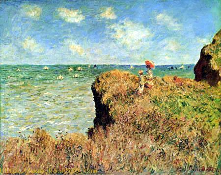 Spaziergang am Kliff ,Pourville