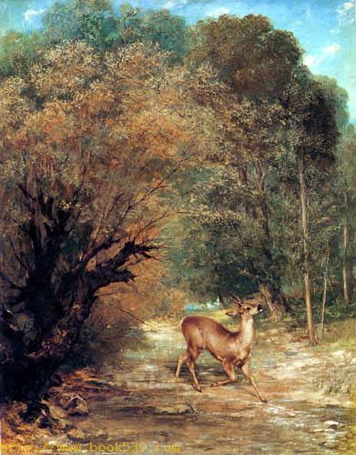 A fallow deer sighted by the beaters