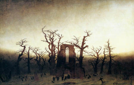 Abbey in an oak forest