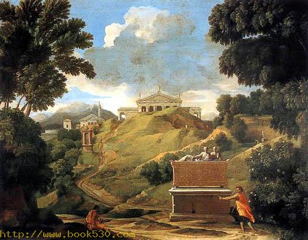 Landscape with ruins