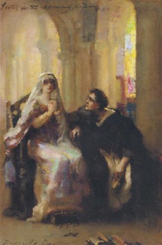 Ellen Terry and Henry Irving in Abelard and Heloise (sketch)