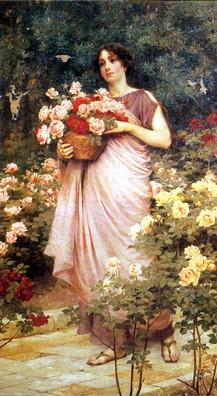 In the garden of roses