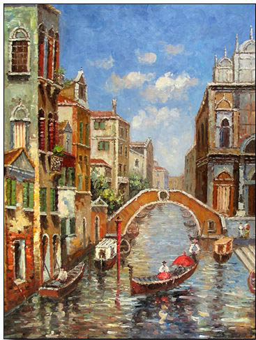 Venice oil painting
