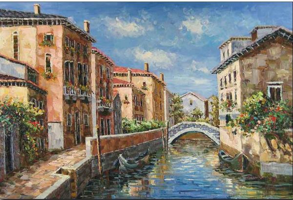 Venice oil painting