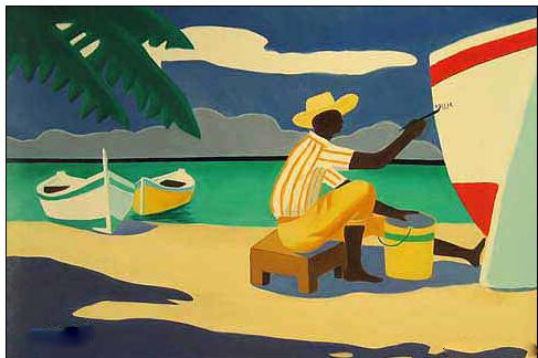 Boats and Ships oil painting