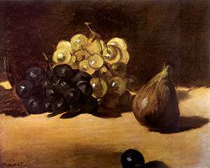 Still Life with Grapes and Figs Oil Painting
