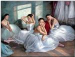 Ballet oil painting