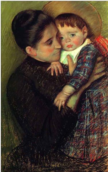 Juvenile oil painting