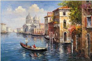 Venice oil painting