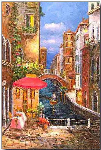 Venice oil painting