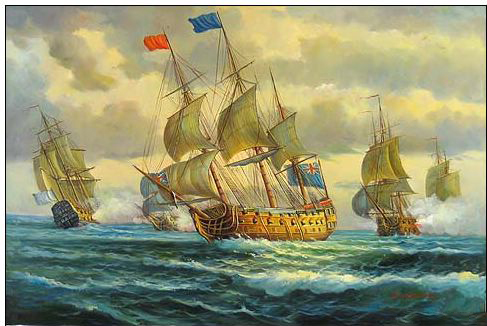 Boats and Ships oil painting