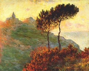 Varengeville church 1882 Oil Painting