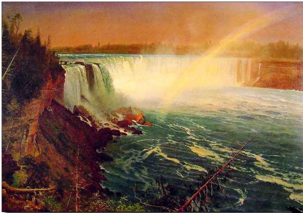 Landscape oil painting