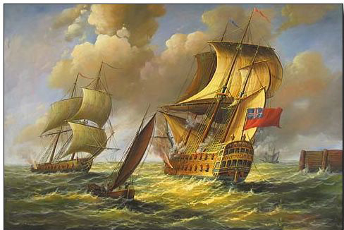 Boats and Ships oil painting