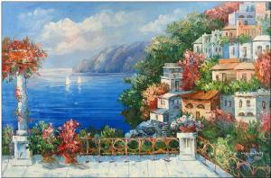 Mediterranean oil painting