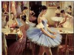 Ballet oil painting