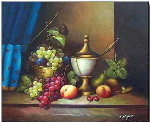Cuisine oil painting