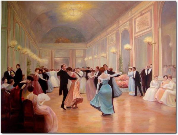 Dance oil painting