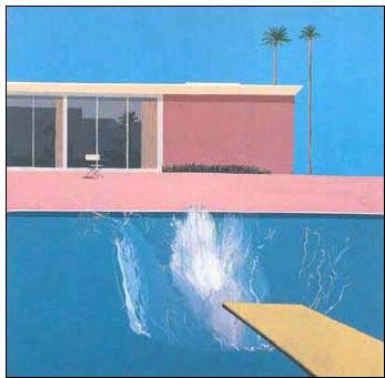 Abstract oil painting