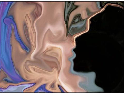 Abstract oil painting