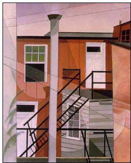 Abstract oil painting