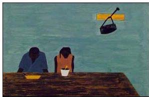 Abstract oil painting