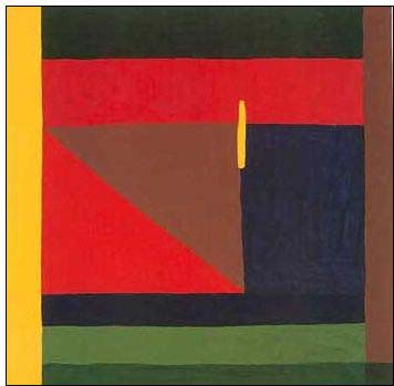 Abstract oil painting