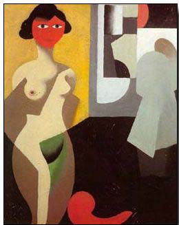 Abstract oil painting