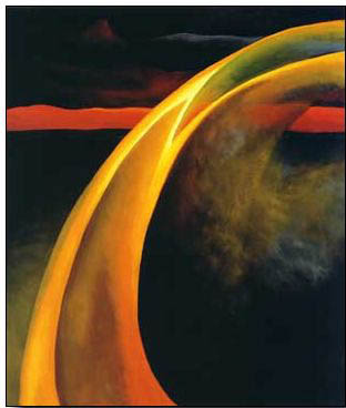 Abstract oil painting