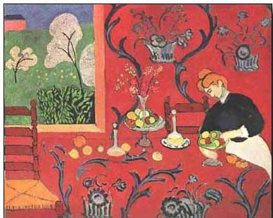 Abstract oil painting