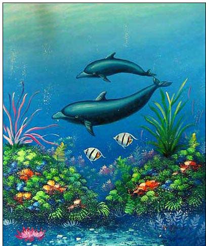 Nautical oil painting