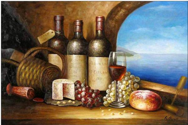 Cuisine oil painting