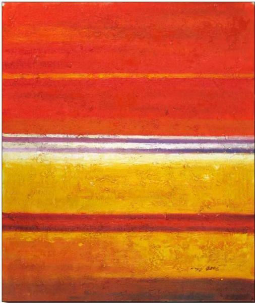 Abstract oil painting