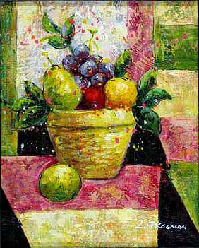 Cuisine oil painting