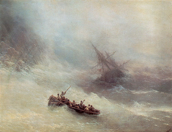 Seascape oil painting