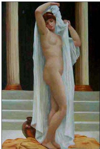 Nude oil painting