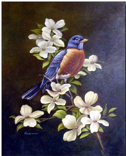 Animal oil painting
