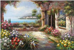 Mediterranean oil painting