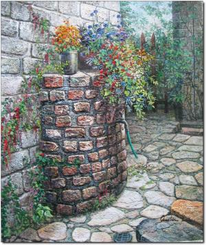 Storefront oil painting