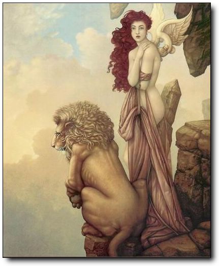 Fantasy oil painting