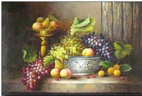 Cuisine oil painting