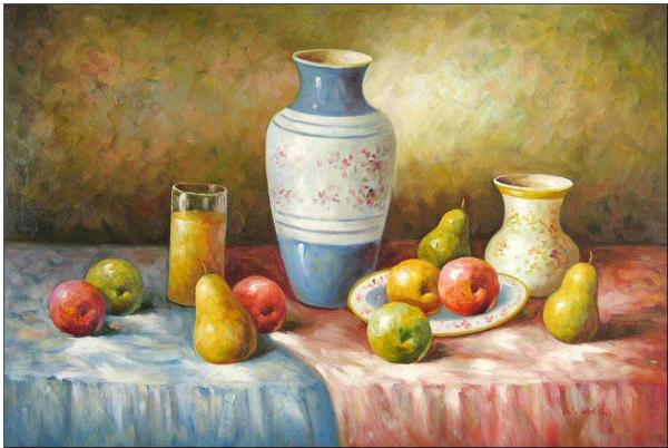 Cuisine oil painting