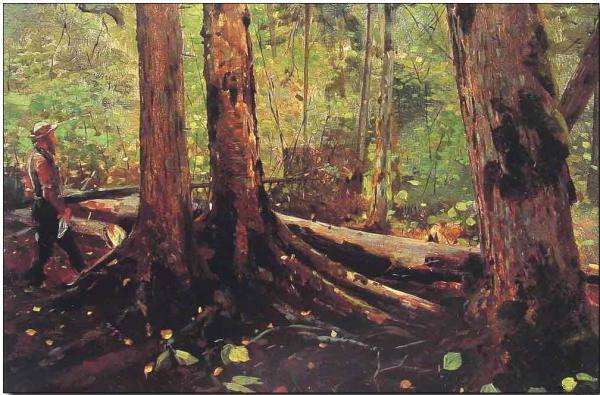 Landscape oil painting