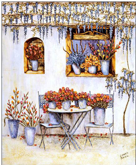 Abstract oil painting