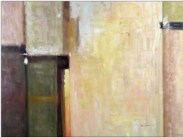 Abstract oil painting