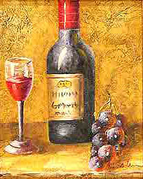 Cuisine oil painting