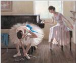 Ballet oil painting