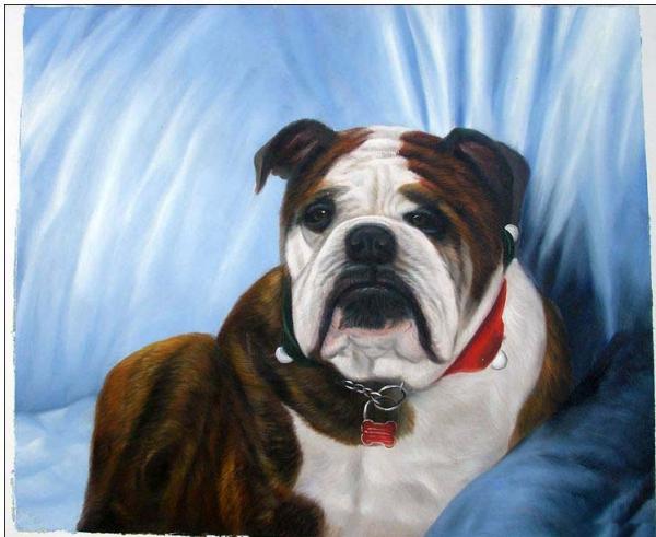 Animal oil painting